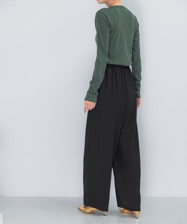 ELENDEEK　GEORGETTE RELAX PANTS