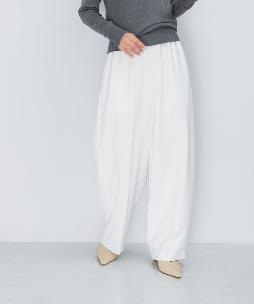 ELENDEEK　GEORGETTE RELAX PANTS