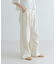 『3サイズ展開』new basic　ツータックワイドデニムパンツ
