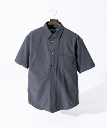 『XLサイズあり』マイクロサッカーレギュラーカラー半袖シャツ