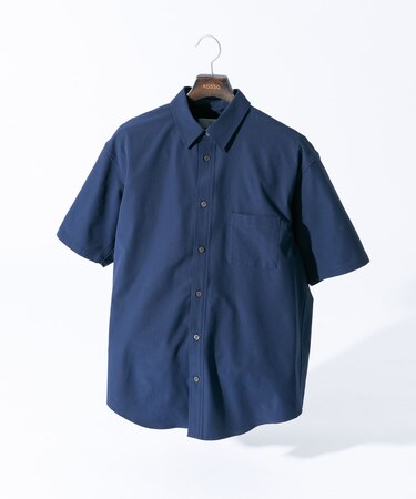 『XLサイズあり』マイクロサッカーレギュラーカラー半袖シャツ