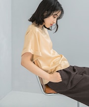 『WEB／一部店舗限定』ウォッシャブルポケットデザインシャツブラウス