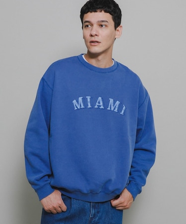 裏起毛ロゴスウェットプルオーバー