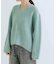 HAMILTON WOOL 畦Vネックニット