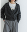 アルパカシャギーダブルカーディガン