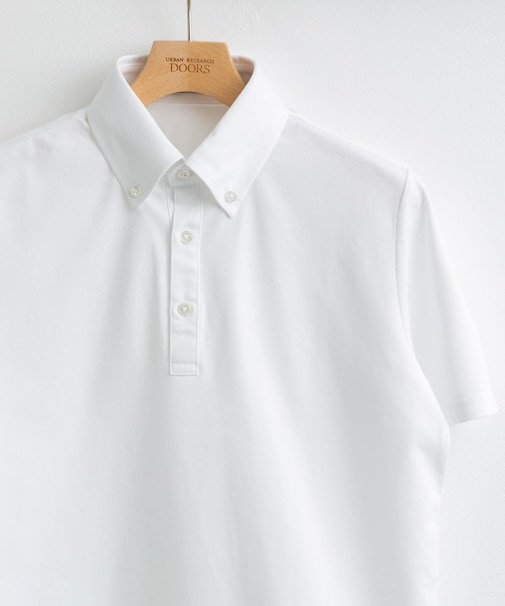 『吸水速乾』LIFE STYLE TAILOR　ボタンダウン半袖プルオーバー