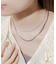 ステンレススネークチェーンレイヤードネックレス
