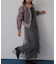 チュールレイヤードキャミワンピース