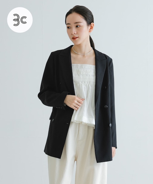 『2サイズ展開』ダブルブレストブレザージャケット