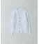 new basic COTTON CASHMERE WIDE RIB CARDIGAN
