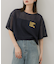 グラフィッククロップドセーター