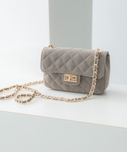 AULENTTI　スエードキルティングバッグ