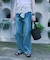 『4サイズ展開』new basic　ストレートフィットデニムパンツ