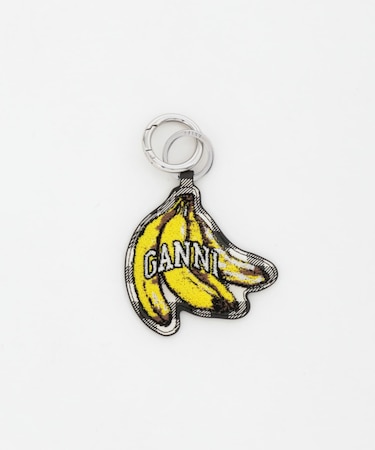 GANNI Banana Keyring Velvet