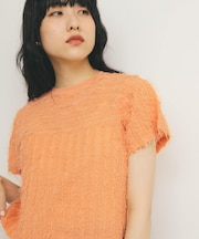 ミニフリンジニットTEE