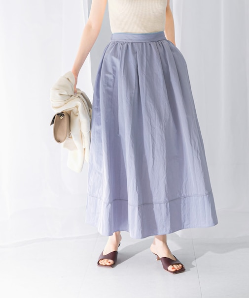 スリットギャザースカート