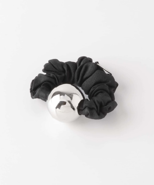 heyep　M Metal Ball Silk Scrunchie