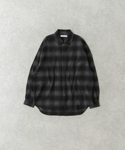 オンブレーチェックシャツ