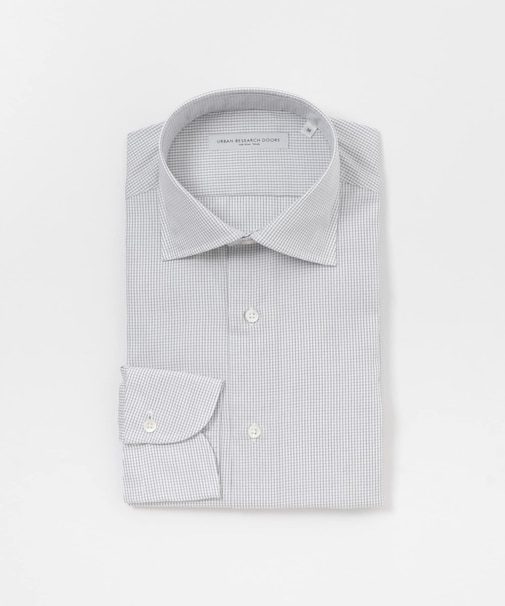 『イージーケア』LIFE STYLE TAILOR セミワイドグラフチェックシャツ