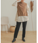 ジョーゼットテーパードパンツ