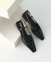 Mollini　エナメルフラットシューズ