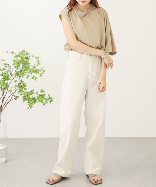 カラーカツラギパンツ