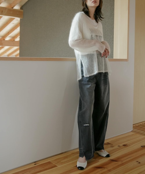 YENN CURVED SEAM DENIM PANTS｜アーバンリサーチの通販｜&mall