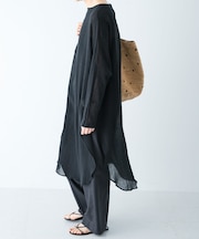 ガーゼロングチュニック