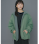 『WEB先行販売』『ユニセックス』Uiscel　フリースライニングZIPルーズブルゾン