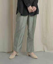 シャンタンテーパードパンツ