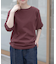 FORK&SPOON　ハイツイストコットンギャザースリーブTシャツ