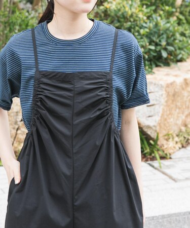 FORK&SPOON　マルチカラーボーダーTシャツ