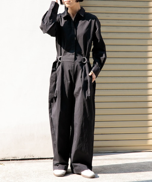 FORK&SPOON　コットンナイロンオールインワン