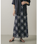 シアーチェックスカート