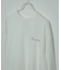 『ユニセックス』シシュウダンボールポンチロングスリーブ Tシャツ