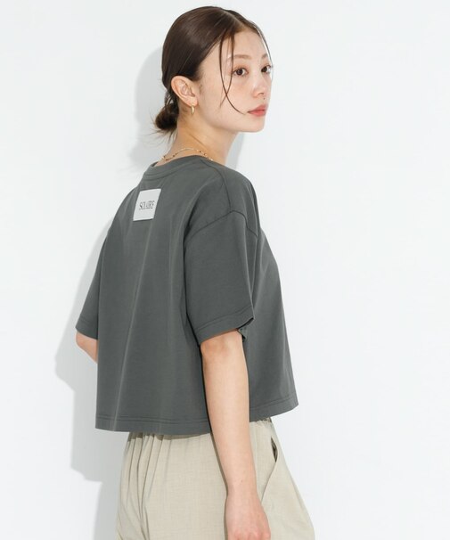 SHELTECH クロップドTシャツ