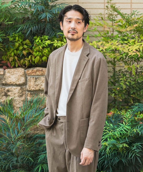 【MOCHA】LIFE STYLE TAILOR コーデュロイコンフォータブルジャケット LIFE STYLE TAILOR コーデュロイコンフォータブルジャケット｜アーバン