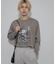 ポンチグラフィックロングスリーブTシャツ A