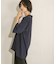 ルーズシルエットニットシャツ