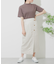 リネンレーヨン ラップスカート