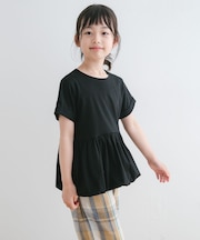 『親子リンク』『WEB／一部店舗限定サイズ』ペプラムバルーンTシャツ(KIDS)
