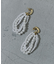 ツブツブパールフープピアス