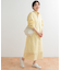 カラーストライプシャツワンピース
