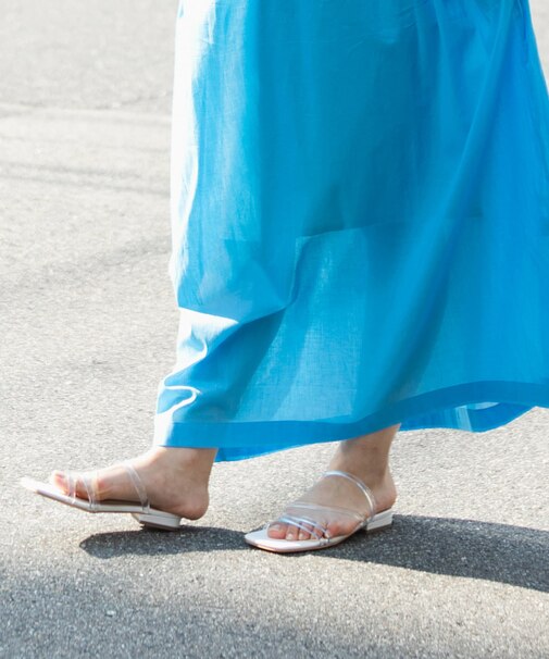 PVCアシメサンダル