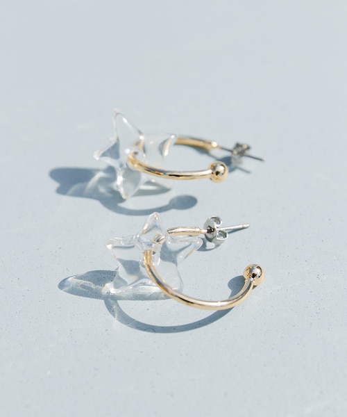 【アーバンリサーチ】フープピアス25mm セール】ネジリフープピアス（ピアス（両耳用））｜SMELLY