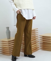 ウールライクキックフレアパンツ