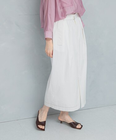 ベルト付スカート