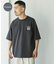 『別注』MANHATTAN PORTAGE×DOORS　フットボール オーバーサイズTシャツ