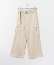 ベルトツキワークワイドパンツ