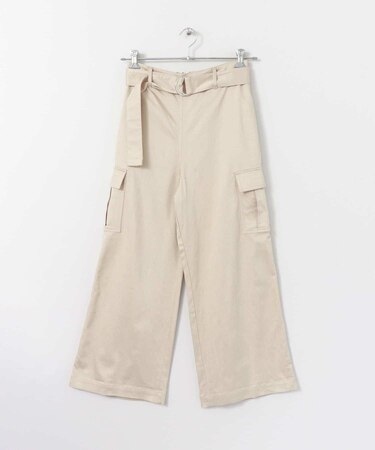 ベルトツキワークワイドパンツ